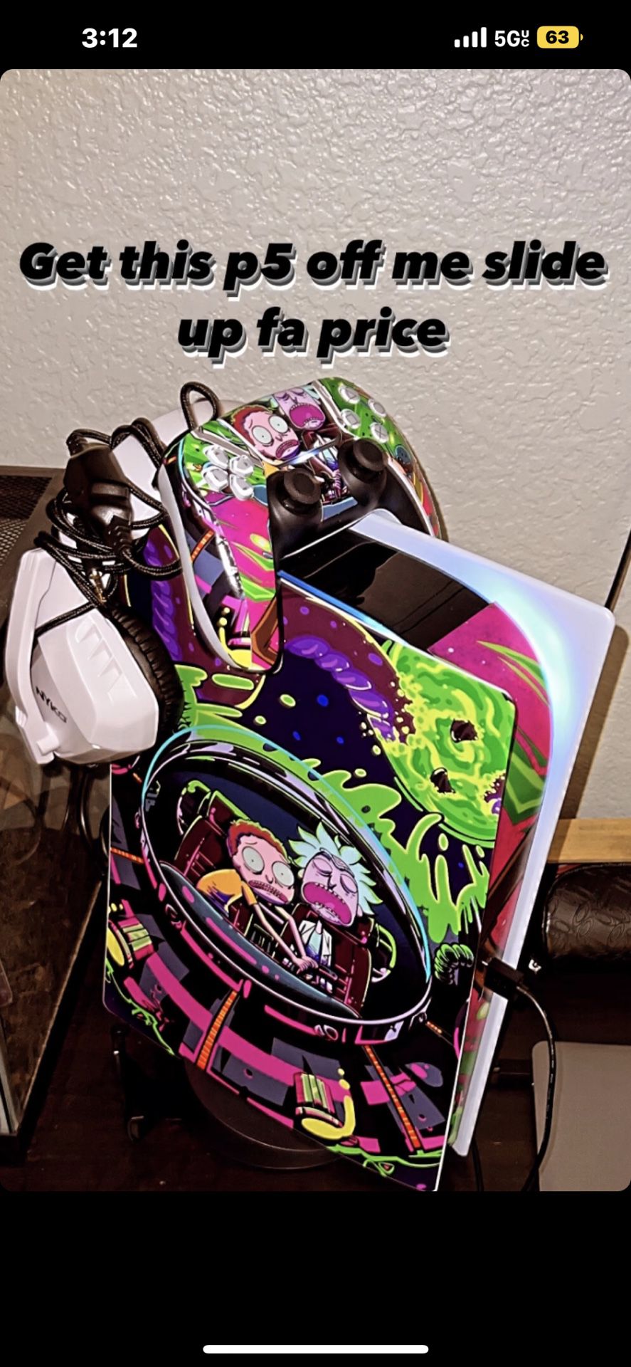 Ps5 Rick And Morty Skin