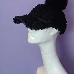 New BLACK KNIT HAT