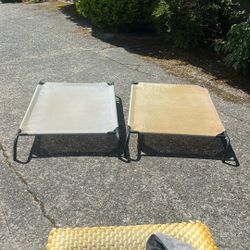 Two Large Dog cots