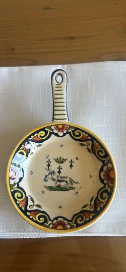 Rare Antique Faïence de Blois Wall Plate