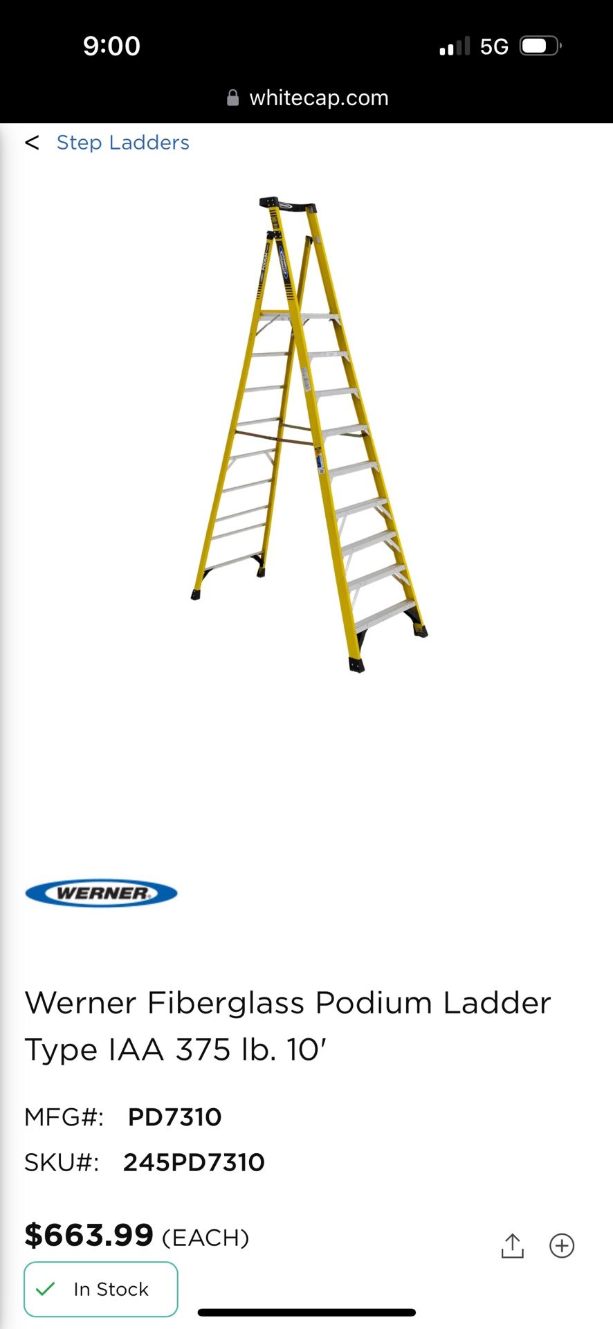 Werner Ladder 