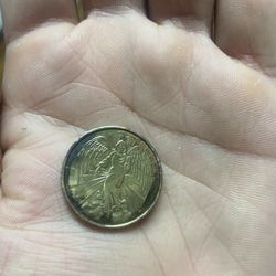 Moneda De Angel De Ambos Lados  Antigua