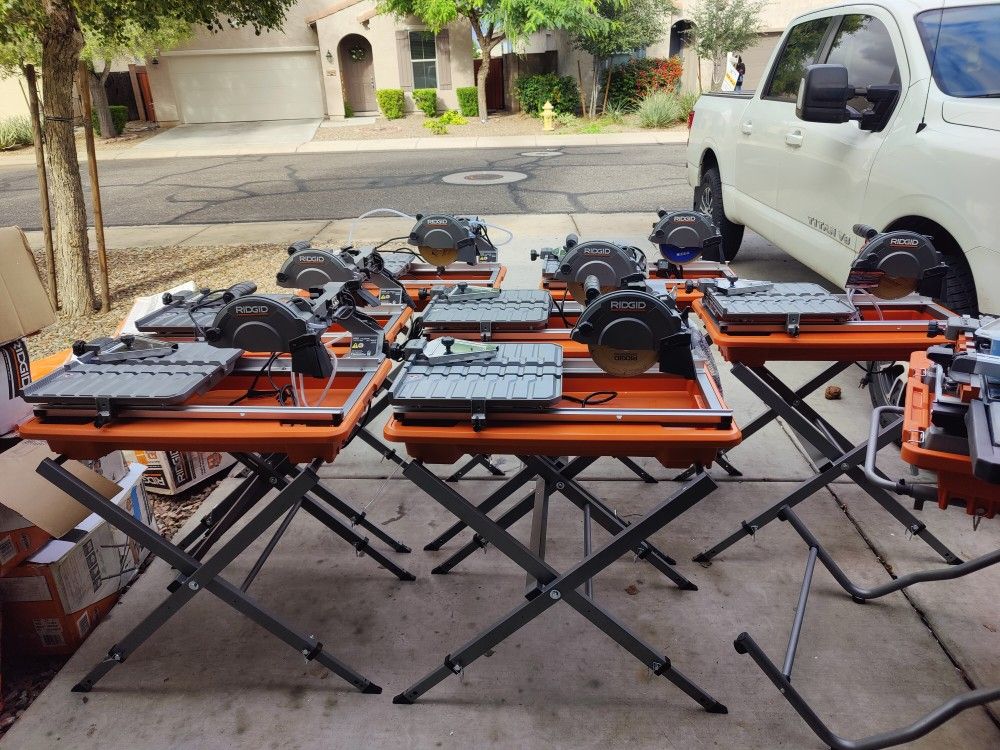 Ridgid 7 " Wet Tile Saws 