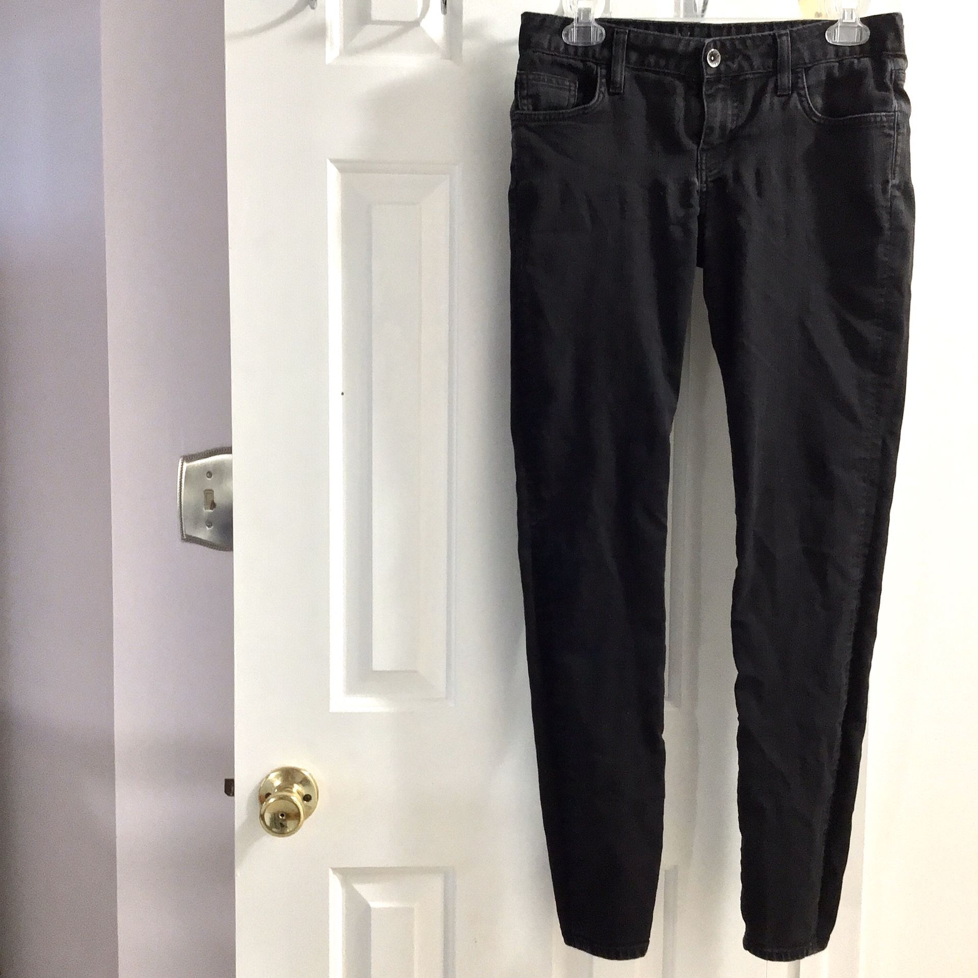 VANS Extremely Skinny Black Jeans Size 7