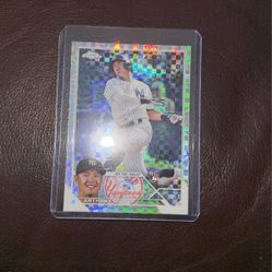 2023 Anthony Volpe Topps Chrome X-Fractor