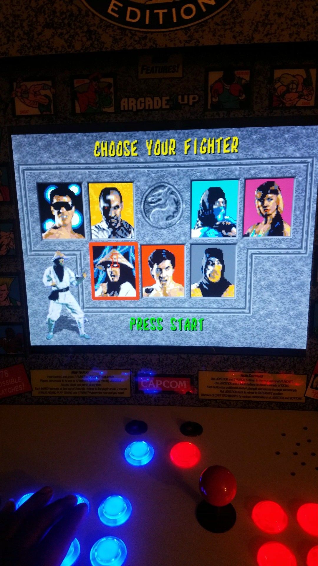 Arcade 1up Street Fighter 2 Cabinet with 8000 games. Retropie