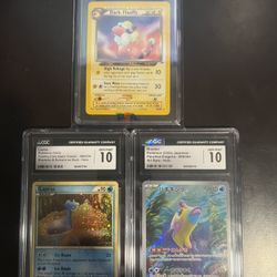 CGC 10 Pokemon Slabs For Sale Or Trade