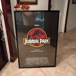 Jurassic Park Poster Framed