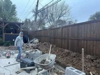 Retaining Block Wall 