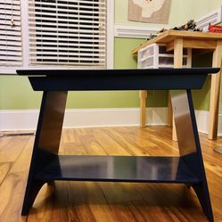 Blue Wooden Children’s Stool