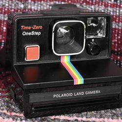 Vintage Time Zero One Step Polaroid Instant Camera 