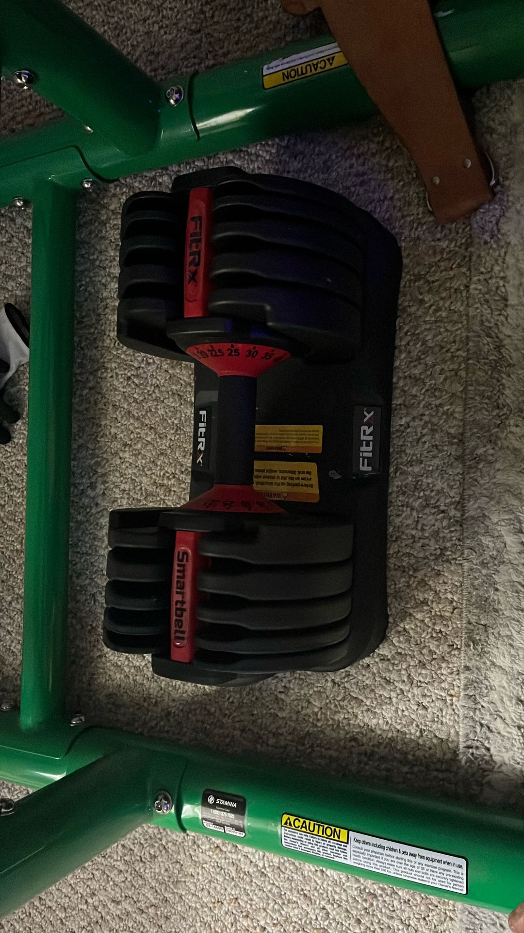 2 45 Cast Iron Plates And Adjustable Dumbbell