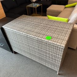 New 130  Gallons Storage Box Bench Seat Outdoor Patio 