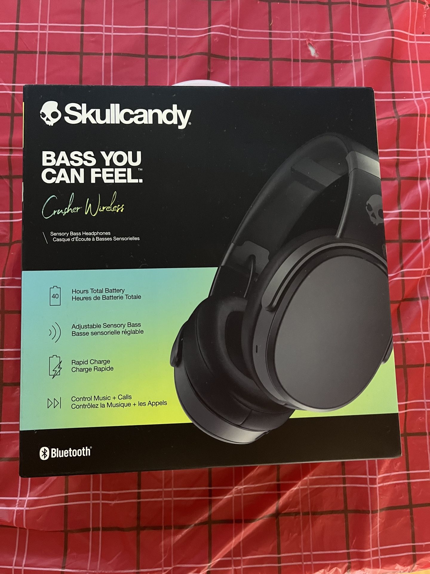 Skullcandy Crusher Wireless Headphones  Brand New Sealed 