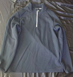 Navy Quarter-Zip Pullover Sweatshirt Small size.