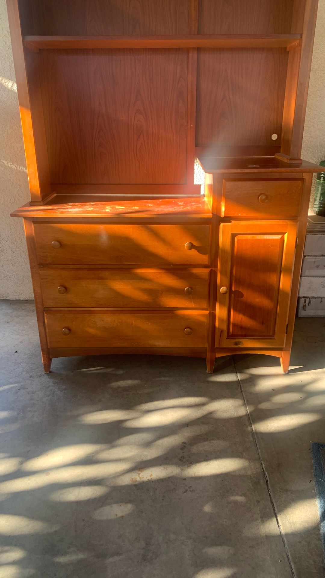 Wood Changing Table 