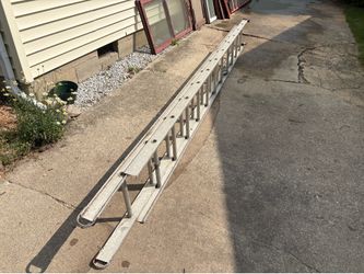 24ft aluminum extension ladder