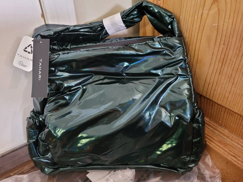 TAHARI BARDOT HOBO BAG! COLOR PEACOCK! BNWT! COMES IN ORIGINAL PLASTIC!