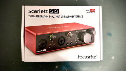 Scarlett 2i2 3rd gen USB AUDIO INTERFACE