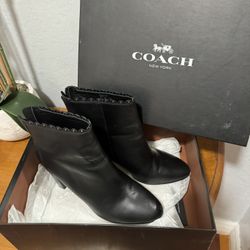 Coach Black Boots 9.5 