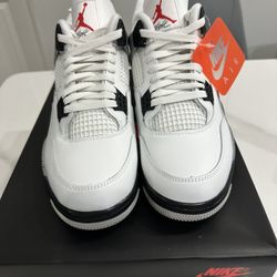 Jordan 4 White Cement  Sz 12 