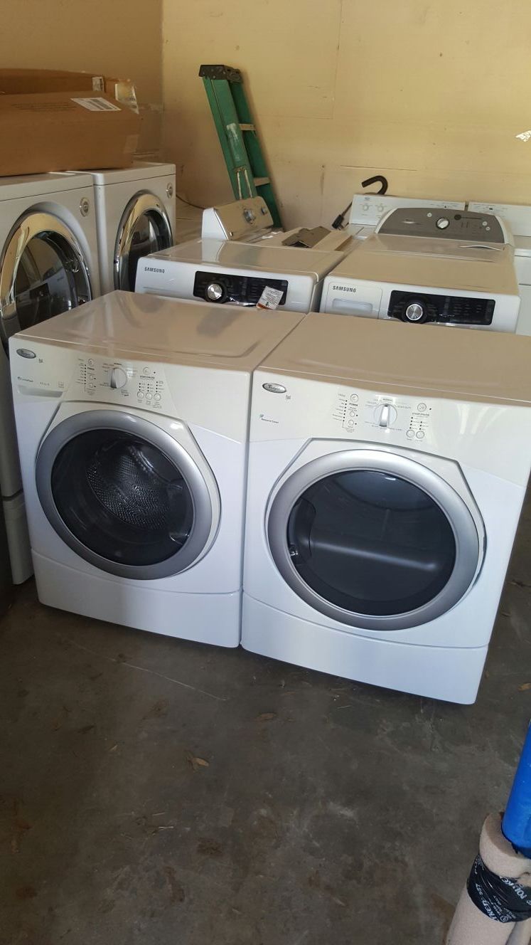 2010 whirlpool Duet front load washer and dryer set