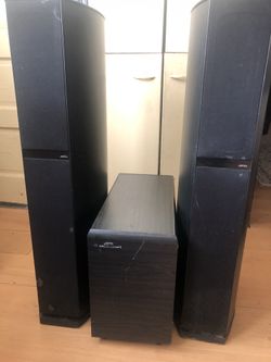 Jamo speakers and subwoofer