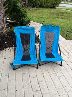 2 Folding Camping Chairs – $15 for Both