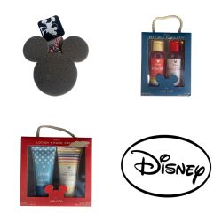 New Disney Mickey & Minnie Bath Fun Travel Set By Junk Food