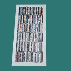 Vintage Style Cassette Wall Art
