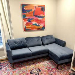 Sectional Sofa With Reversible Chaise 