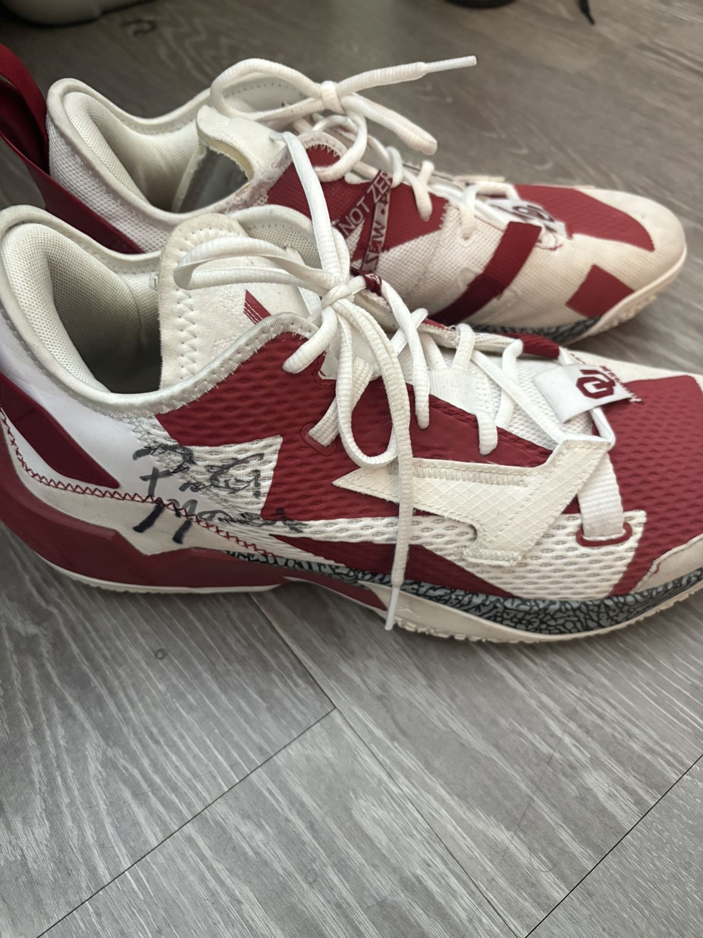OU Signed Jordan basketball Shoes