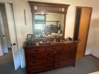 Dresser and Mirror