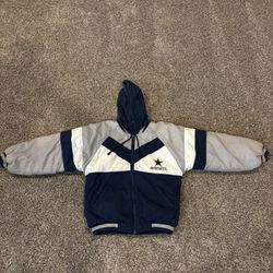 Vintage Dallas Cowboys Hooded Puffer Adult M
