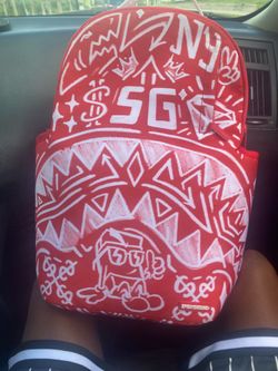 Spray ground backpack