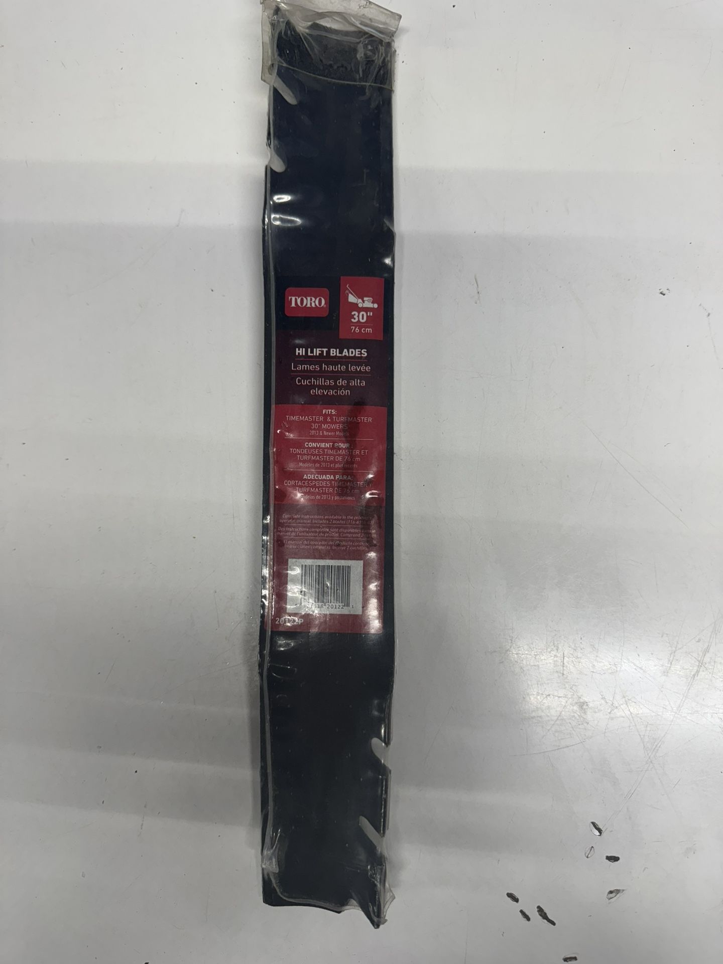 New Toro 30" HI-Lift Blade Kit for Toro Timemaster Or Turfmaster Mowers. Must Pickup