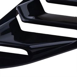 Brand New Honda Civic 10th 2016-2021 4DR SEDAN ABS Glossy Black Style Rear Side Vent Window Scoop Louver Cover