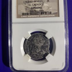 1783 Spanish Elcazador 2r Silver Coin