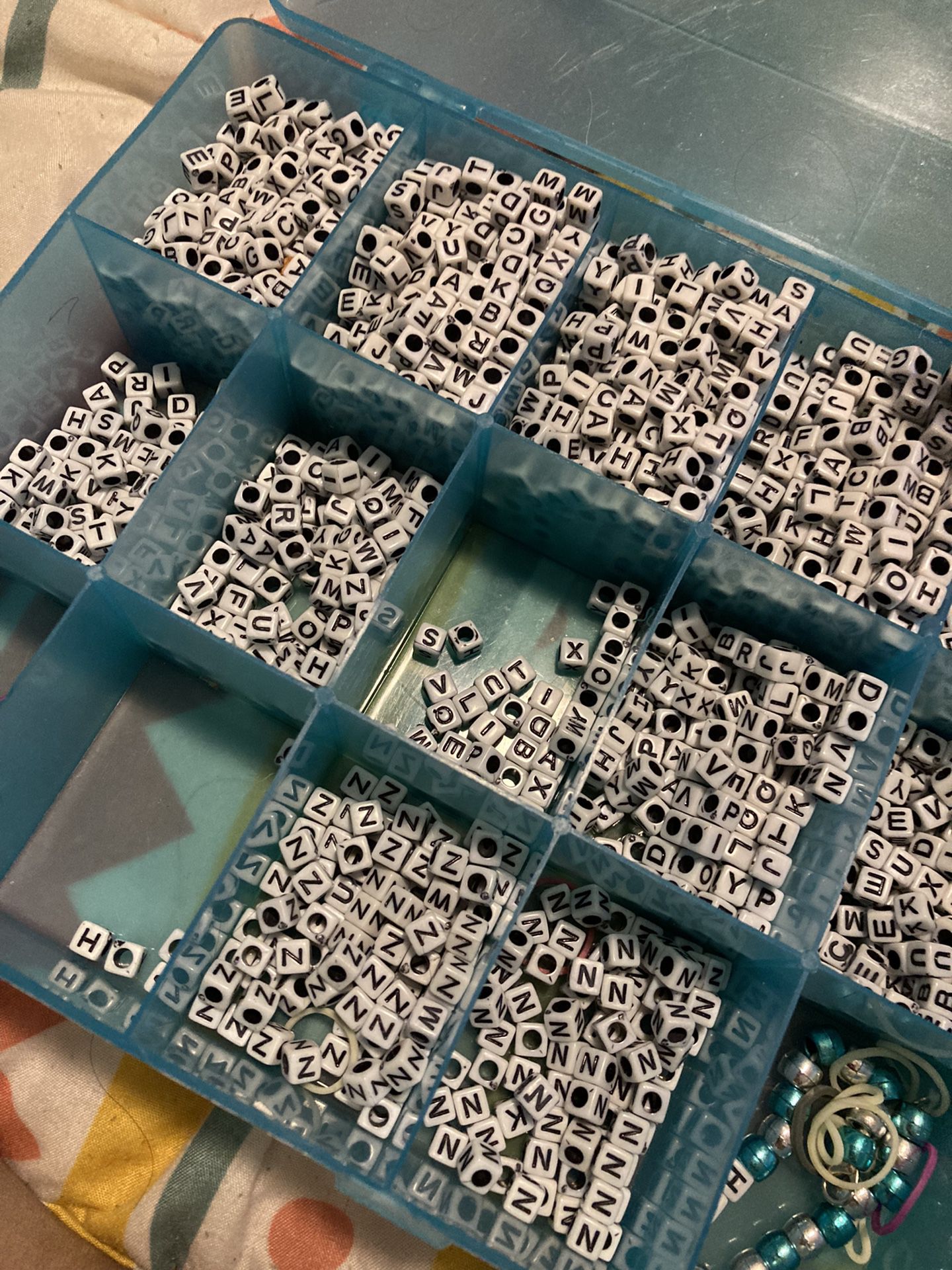 Block Beads Letters