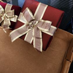 Two Velvet Gift Boxes 