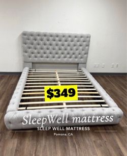 Queen size bed frame only