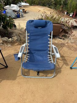 RIO Brands 4-Position Beach Backpack chair