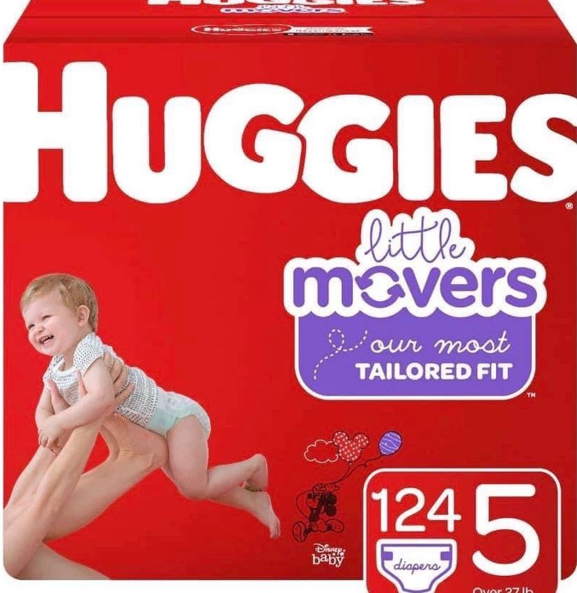 Huggies Little Movers Size 5 Diapers/pañales