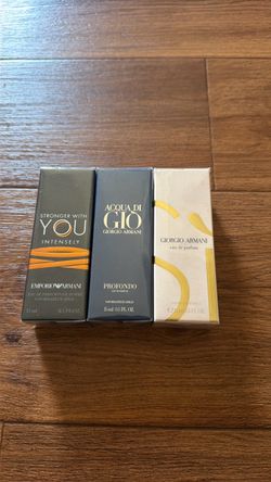 Giorgio Armani Fragrances 1x$25– 15ml edp