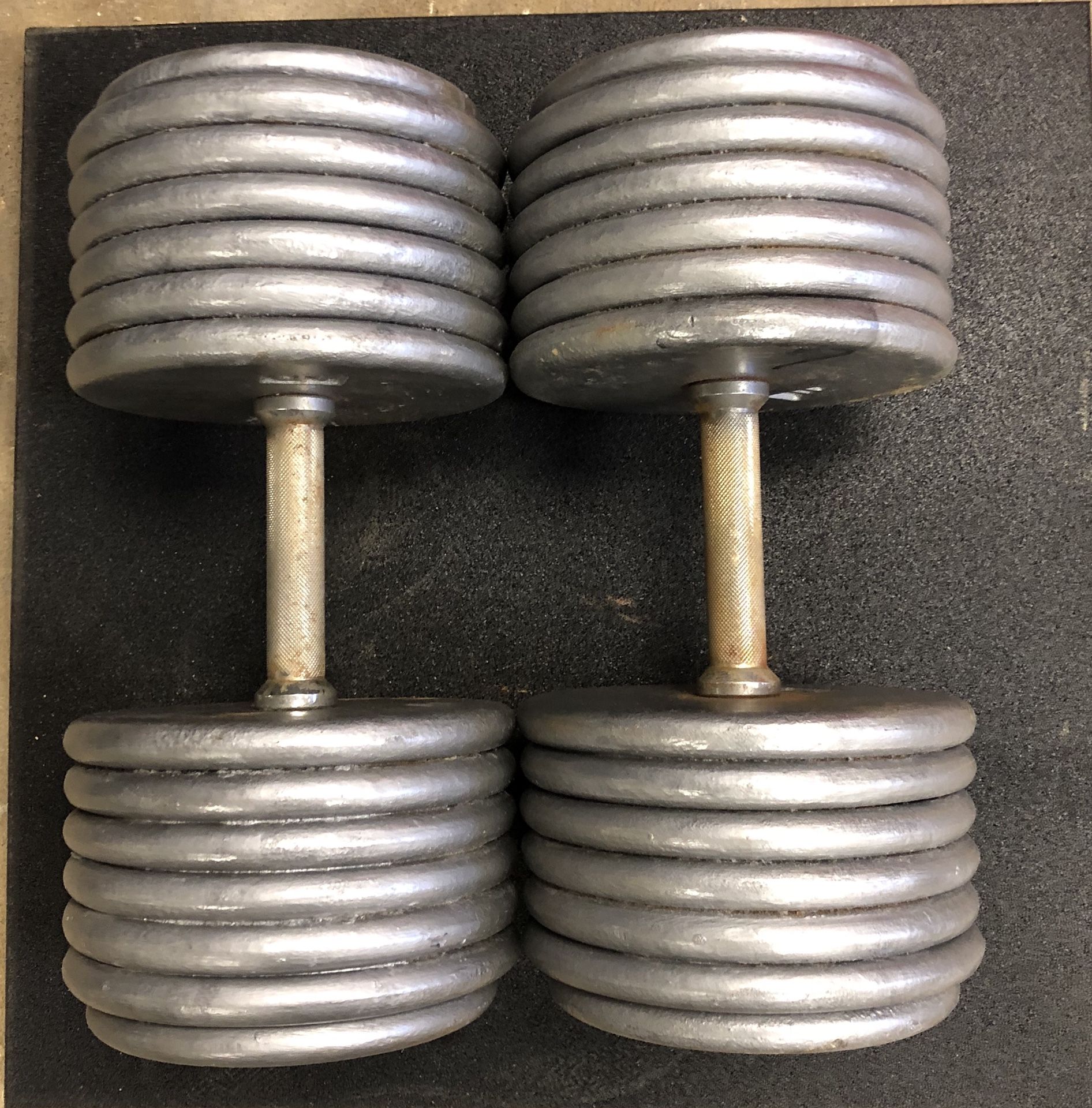 135 lbs Pro-Style Dumbbells