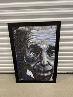 Albert Einstein picture frame