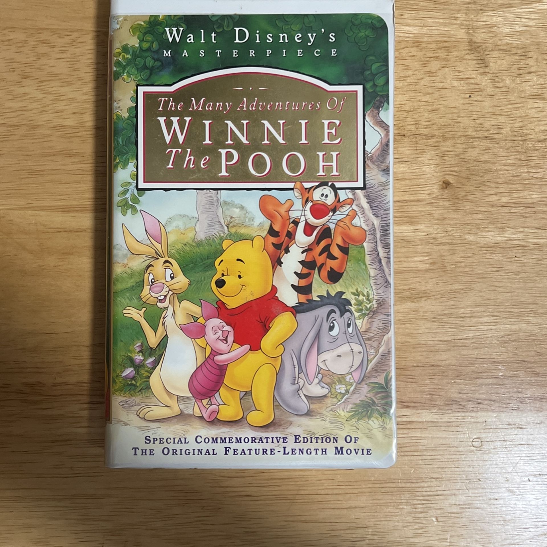 Disney The Many Adventures Of Winnie The Pooh Vhs