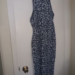 Beach Dress Blue And White From Loft Outlet Size Small 