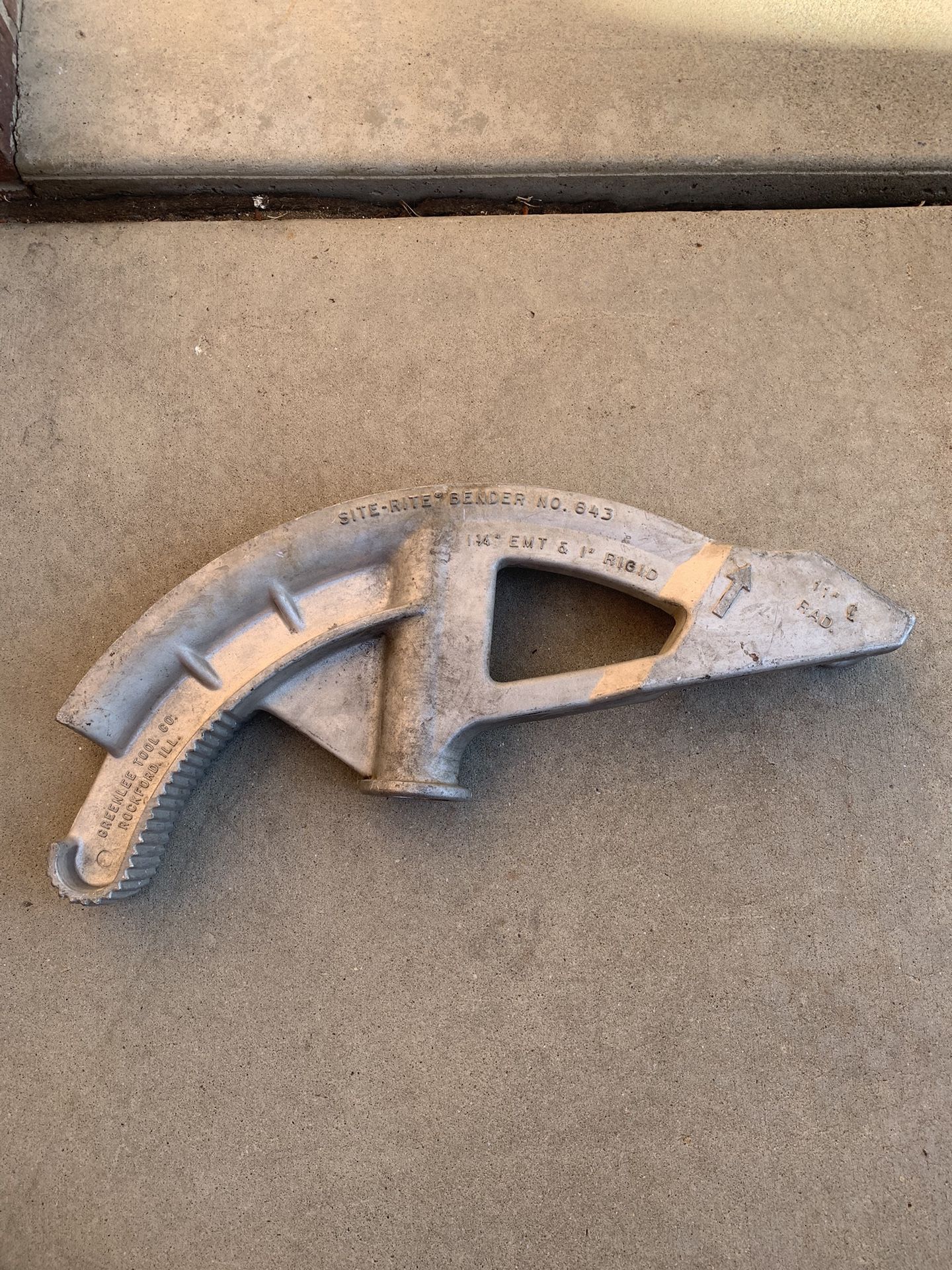 Greenlee 1-1/4” EMT Bender Head Only