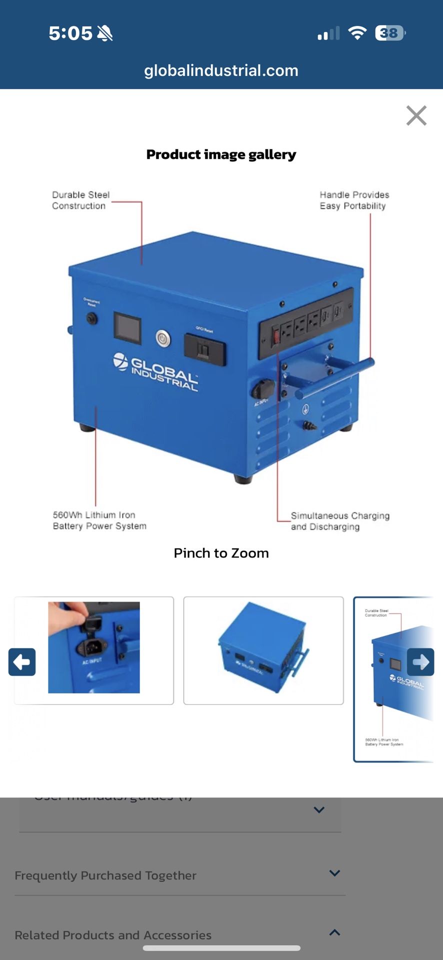 Portable Power Station 500w